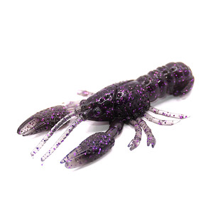 MAX4 Craw, 2.4'' Black Purple 4pk