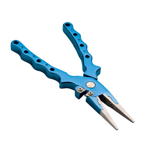 P-Line Adaro Plier: Jr, 6.5'' Split Ring: Blue