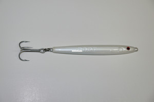 Point Wilson Candlefish Jig, 3 1/2oz Pearl/White