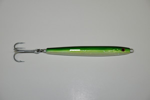Point Wilson Candlefish Jig, 4 3/4oz Green/Pearl