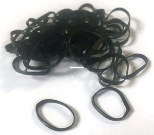 R&R Tackle Rigging Band, Small Black 50pk