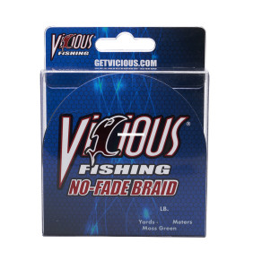 Vicious Braid:No-Fade, 150 yd Moss Green 60 lb