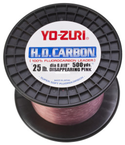 Yo-Zuri Fluorocarbon, 500 yd Pink 25lb