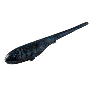 Yum Scottsboro Sniper Shad, 4'' Black Blue 8pk
