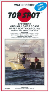 Hook-N-Line - Fishing Map - Virgina/nc Offshore - N-244
