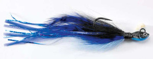 Spro - Power Bucktail - 1oz Custom Blk/blu -