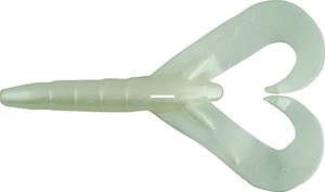Missile Baits - Twin Turbo Grub - 3.3in 8bg Pearl White - MBTT33-PW