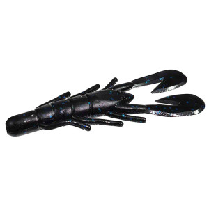 Zoom - Ultra-vibe Speed Craw - 3in 12bg Black Blue -