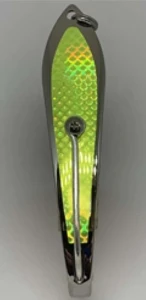 Gator Lures - Kingspoon #200 Spoon - .9oz Silver Chart Tape -