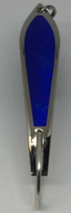 Gator Lures - Kingspoon #200 Spoon - .9oz Silver Blue Tape -