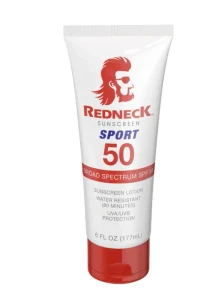 Redneck Sunscreen - Sport Lotion Sunscreen - 6oz Spf 50 Lotion -