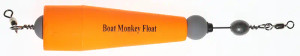 Boat Monkey - Chuggar Poppng Float Rig - 4in Wgtd Orange - BMMCH-02