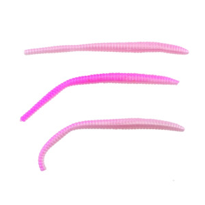 Berkley - Power Flt Trout Worm - 3in 15pk Pink Shad - PBHFTW3-PSD