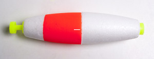 Betts - Snap On Cigar Float - 3in Red 50bg Unweighted -