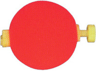 Comal - Round Snap On Float - 1in Orange 100bg -