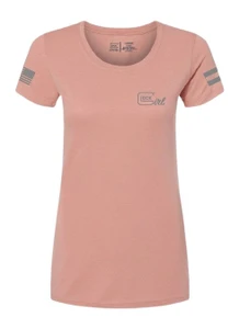 Glock Ap96365 Glock Girl Flag Tee Xl Pink