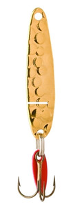 Bay de Noc Swedish Pimple, 1/3oz 1.875'' Hammered Gold
