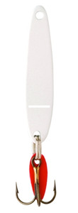 Bay de Noc Swedish Pimple, 1/3oz 1.875'' White Pearl