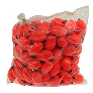 Betts Slotted Peg, Oval 2'' Red 100pk
