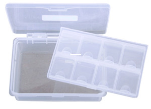 Lakco Tackle Box, 6''x4'' X 2 Clear
