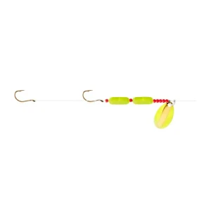 Little Joe Fltng Worm Hrnss, Chartreuse Gold Yellow 6pk