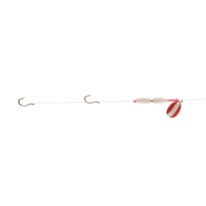 Little Joe Fltng Worm Hrnss, Red White 6pk