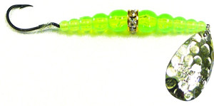 Macks Wedding Ring Spinner, #8 Flo Chartreuse 1pk