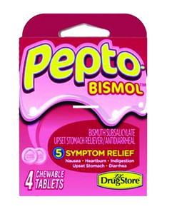 MarineSprt Pepto Bismol, Chewable 4pk