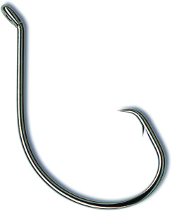 Mustad DmnPrfCirHk:39954NP, 7/0 Black Nickel 6pk