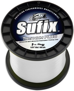 Sufix Tritanium+ 1 lb Spl, 4950 yd Clear 12 lb