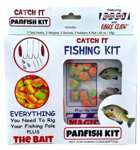 Magic Bait - Panfish Fishing Kit - Tackle & Bait Assortment