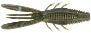Rapala - Crush City Bronco Bug - 3.25in 6pk Green Pumpkin Blue
