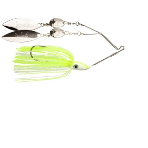 Strike King - Two-time Spinnerbait - 3/8oz Chart/white - 12-37225