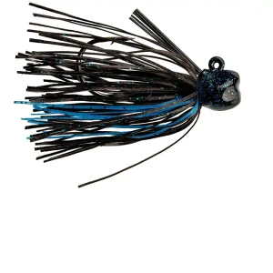 Strike King - Bitsy Football Jig - 1/4oz Black And Blue - 12-37241