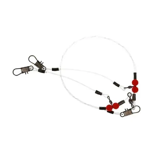 Eagle Claw - Double Drop Rig - Mono 60# 50/ri No Beads