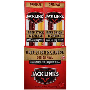 Jack Links Beef & Cheese Sticks 192ct (16 per case/12 cases)