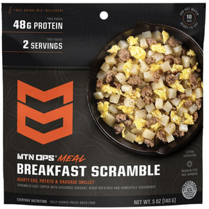 MTN Ops Freeze Dried Meal Skillet Scramble 2pk