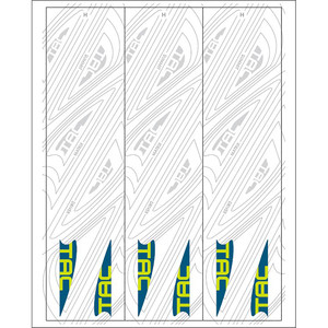 TAC Vanes Arrow Specific Wraps White Size H 5.5 13 pk.