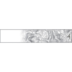 White Water Archery Reflective Arrow Wraps White Fade Thin Topo 5 in. x 1.125 in. 15 pk.