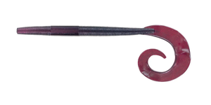 Big Bite Baits 10" Kriet Tail Worm 8pk - Red Shad