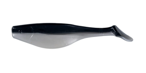 Big Bite Baits 4" Shad 10pk - Black Shad