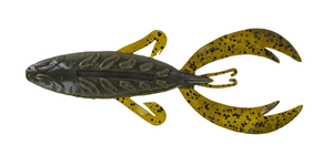 Big Bite Baits 5" Rojas Fighting Frog 5pk - Green Pumpkin