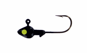 Big Bite Baits Big Bite Minnow Jig 10pk - 1/16 oz Black/Chart Eye