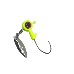 Bonehead BX Bladed Jig Heads 1/16oz Chartreuse 4pk