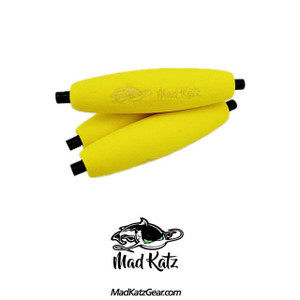 Mad Katz EVA Baits Up Float 6pk - Yellow