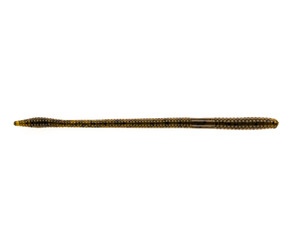 Net Bait Fuel 6.5" Mag T-Mac Worm 16ct - Green Pumpkin
