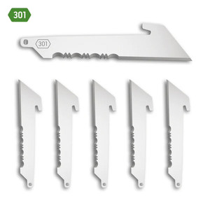 Outdoor Edge - Outdoor Edge 3.0" Utility Blade Pack Half Serration 6/ct - RRUS306C