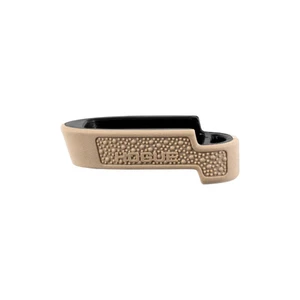 Hogue - Hogue OverMolded Rubber Grip Extension Base Pad for S&W M&P Bodyguard 2.0 12rd Magazines FDE - 18493