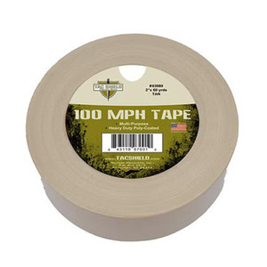 Military Products - Tacshield 100 MPH Heavy Duty Tape 60 Yards Tan - 3980