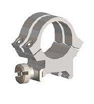Weaver - Weaver Quad Lock Detachable Scope Rings 1" Medium - Silver - 49055